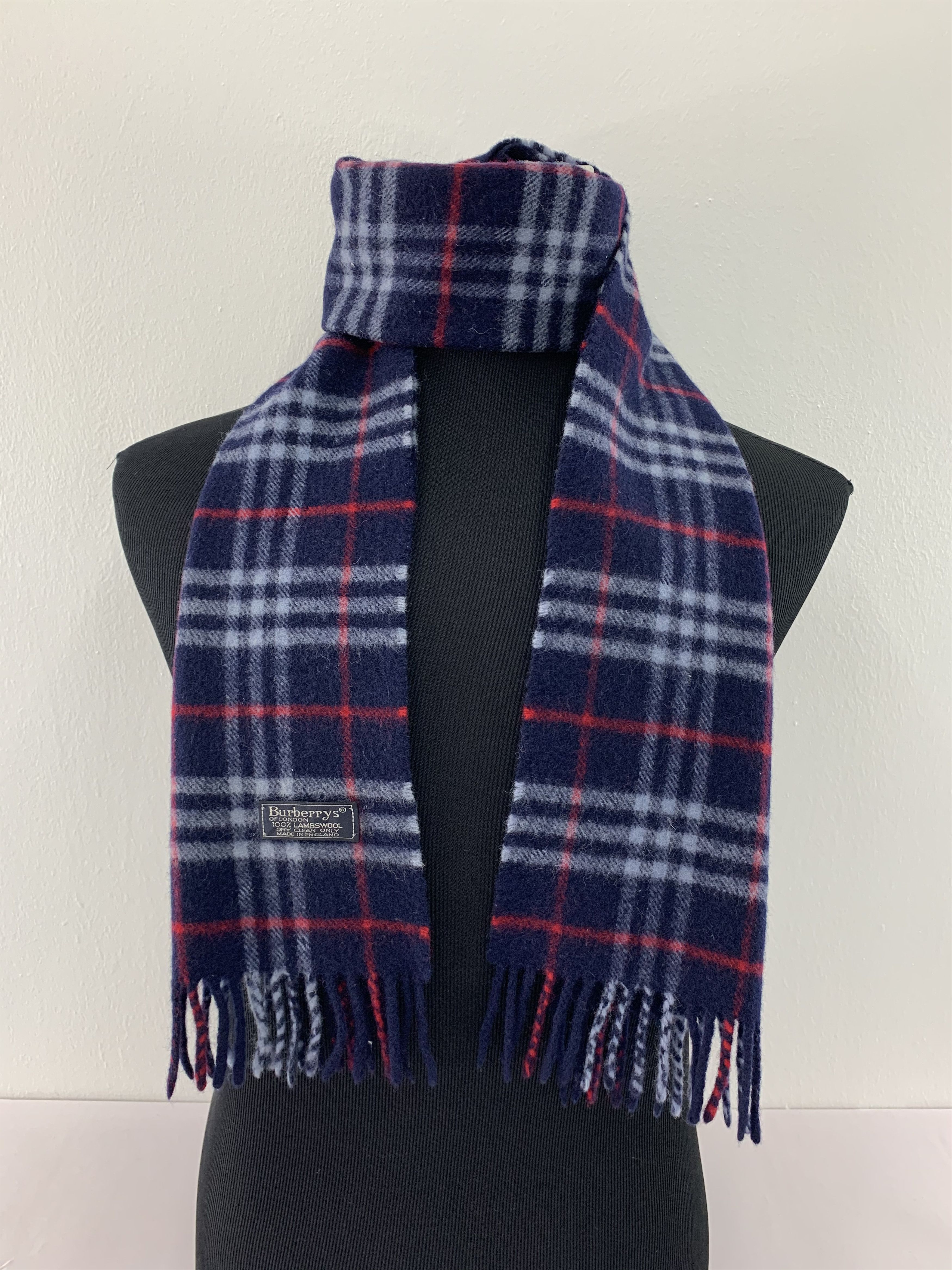 Burberry Burberry Scarf Wool Muffler Neck Wrap BL4313 Size ONE SIZE - 1 Thumbnail