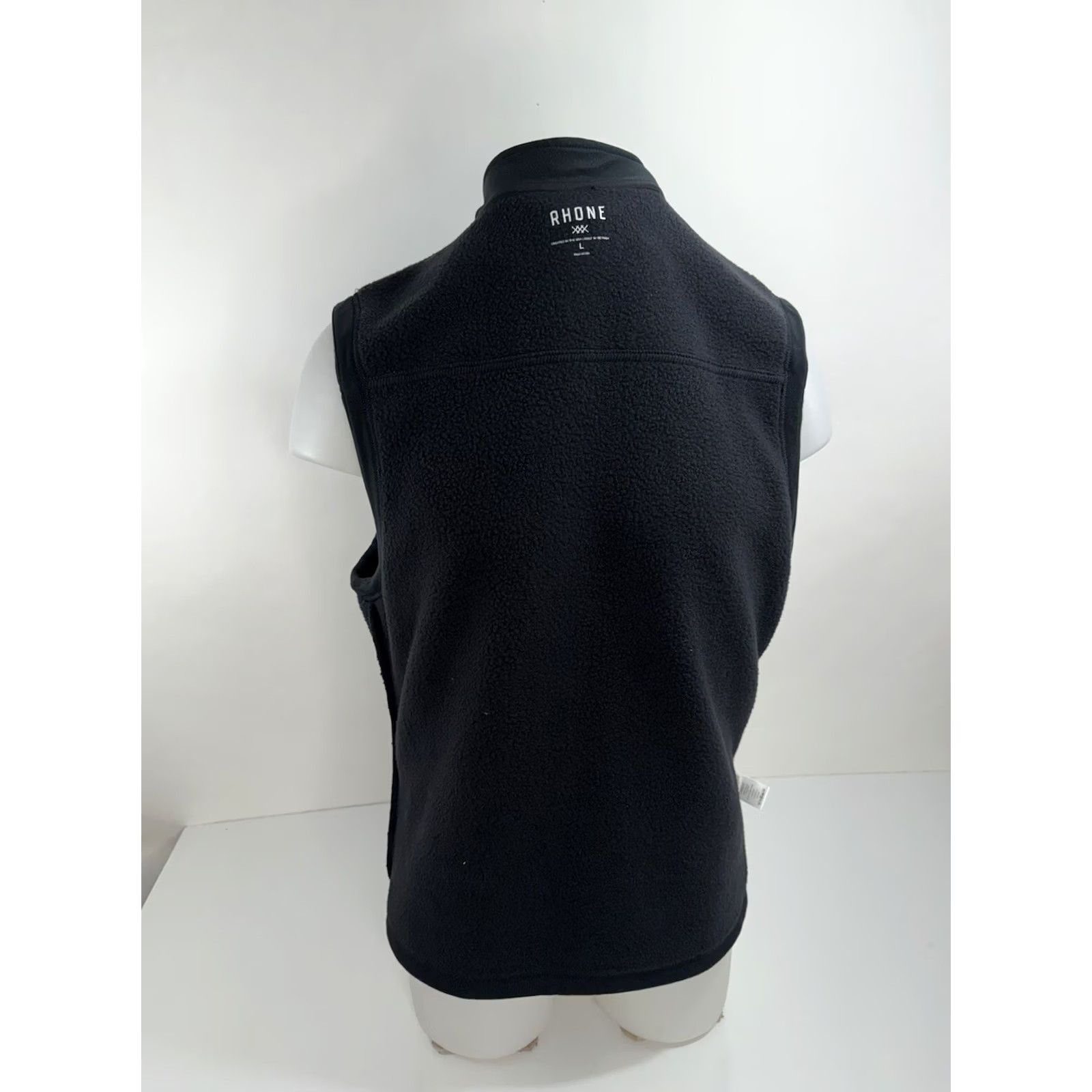 Rhone Rhone Vest Fleece Lined Full Zip Mens L Black Size US L / EU 52-54 / 3 - 6 Thumbnail