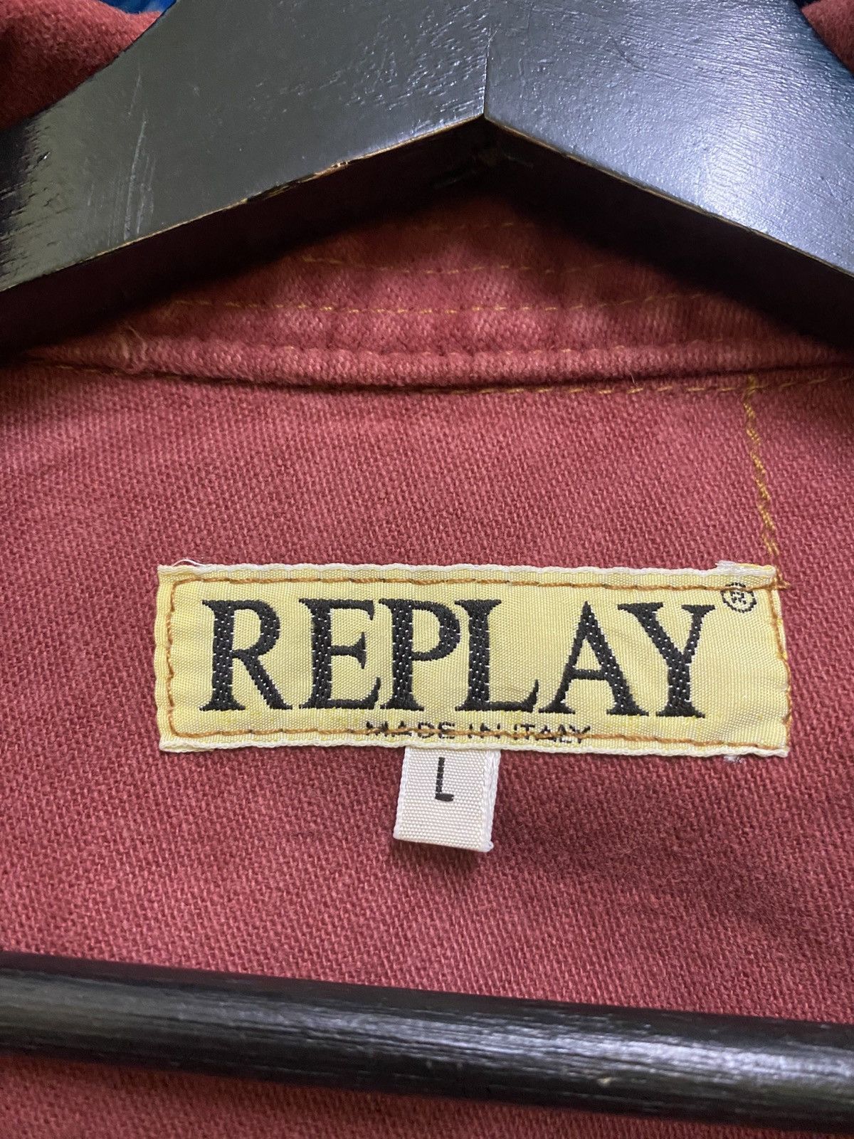 Replay VINTAGE REPLAY VELVET TRUCKER JACKET Size US L / EU 52-54 / 3 - 7 Thumbnail