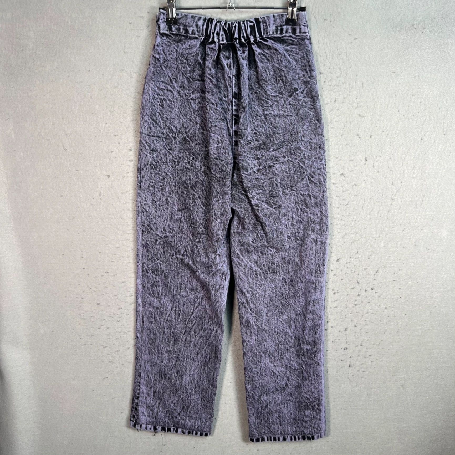Rachel Comey Rachel Comey High-Waisted Purple Acid Wash Jeans Women's Size 24 Cotton Blend Size 42" / US 20 - 2 Thumbnail