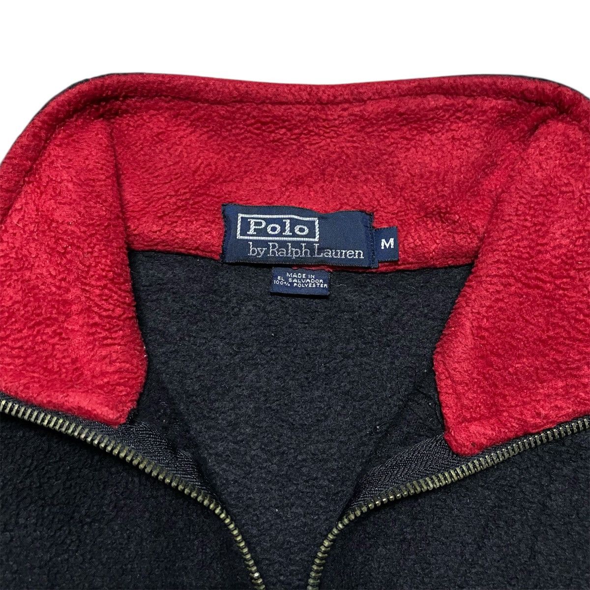 Polo Ralph Lauren Rare‼️Vintage Polo Ralph Lauren Half Zipper Fleece Sweatshirt Size US L / EU 52-54 / 3 - 5 Thumbnail