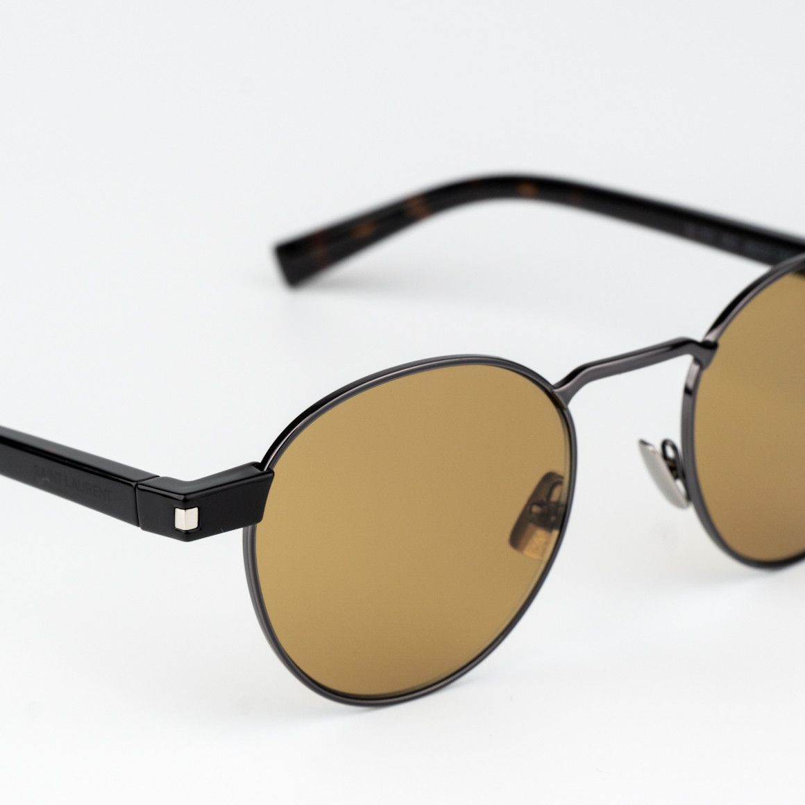 Yves Saint Laurent NEW Saint Laurent SL707 003 Oval Unisex Sunglasses Size ONE SIZE - 6 Thumbnail