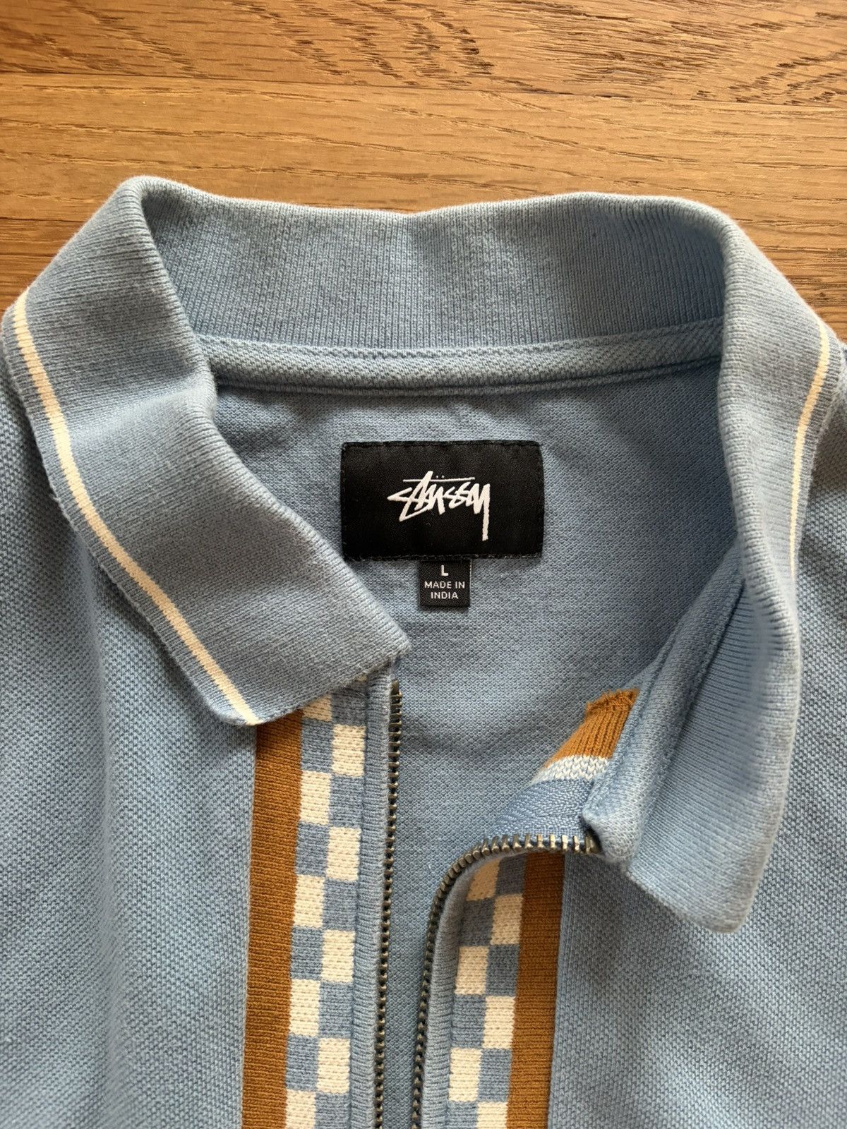 Stussy Zip up Polo Size US L / EU 52-54 / 3 - 2 Thumbnail