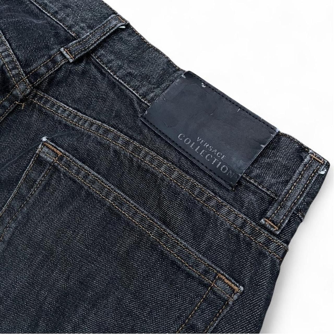 Versace Vintage Y2k Versace Collection Straight Fit Denim Jeans Size US 34 / EU 50 - 4 Thumbnail