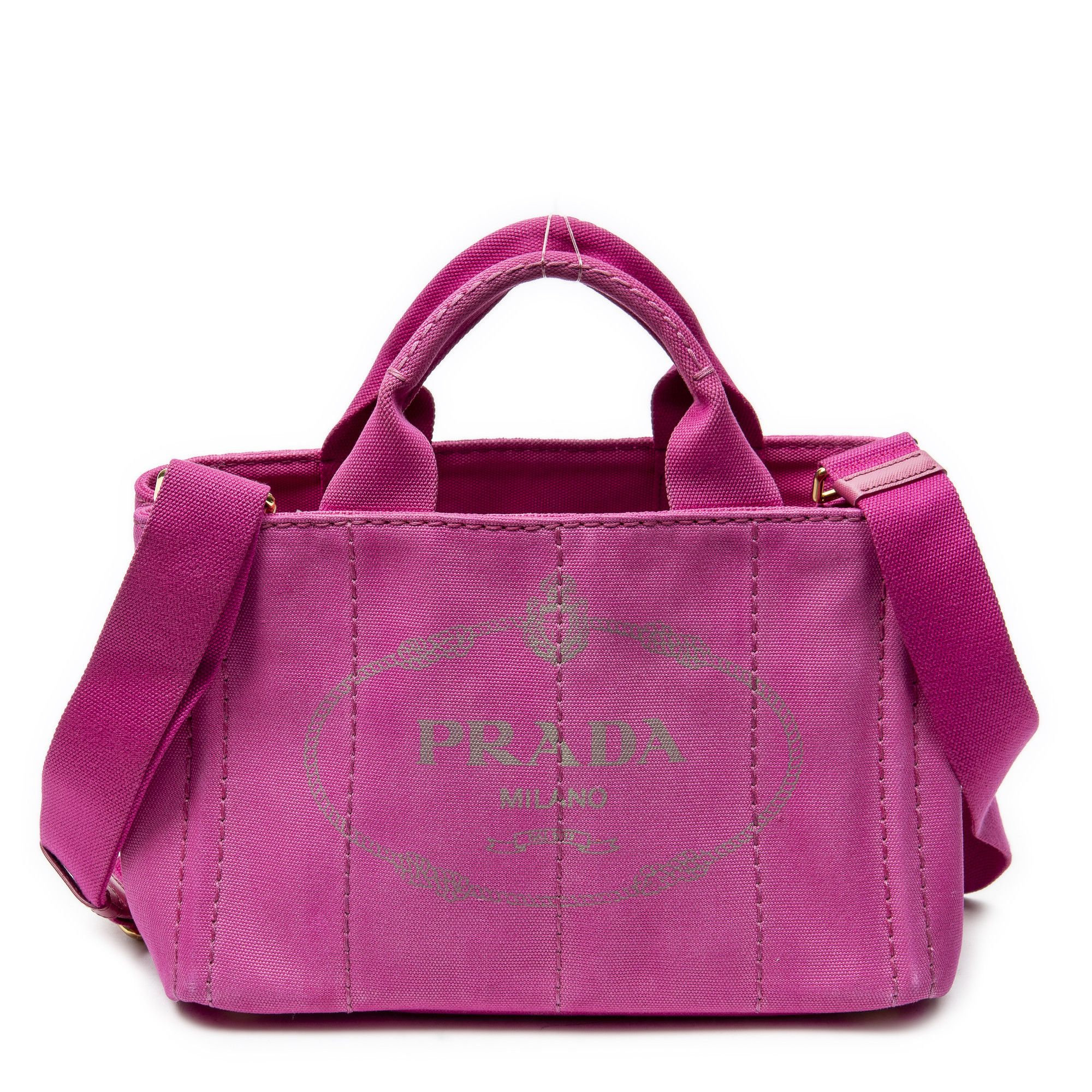 Prada Small Canapa Tote Size ONE SIZE - 1 Thumbnail