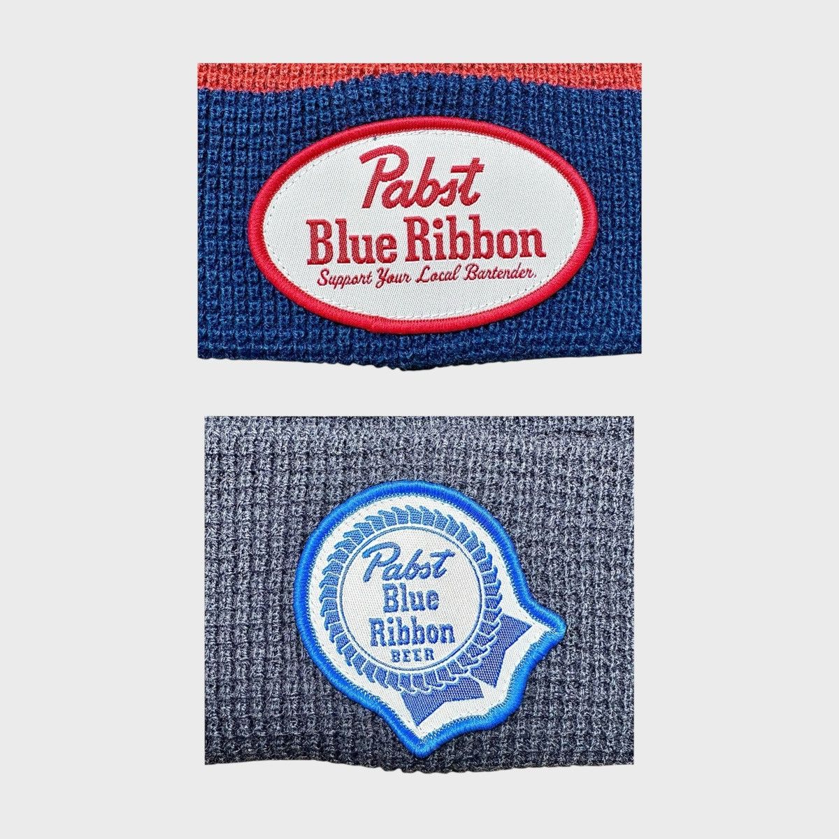 Mad Engine 2 pack Mad Engine Double Ribbon Red Blue Beanies Sz OS Size ONE SIZE - 8 Thumbnail