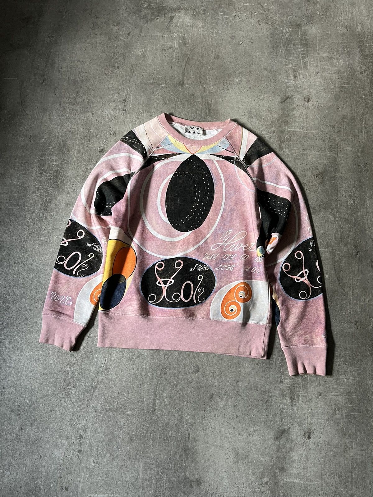 Acne Studios Acne Studios College H.K sweatshirt multicolor rare Size US M / EU 48-50 / 2 - 1 Thumbnail