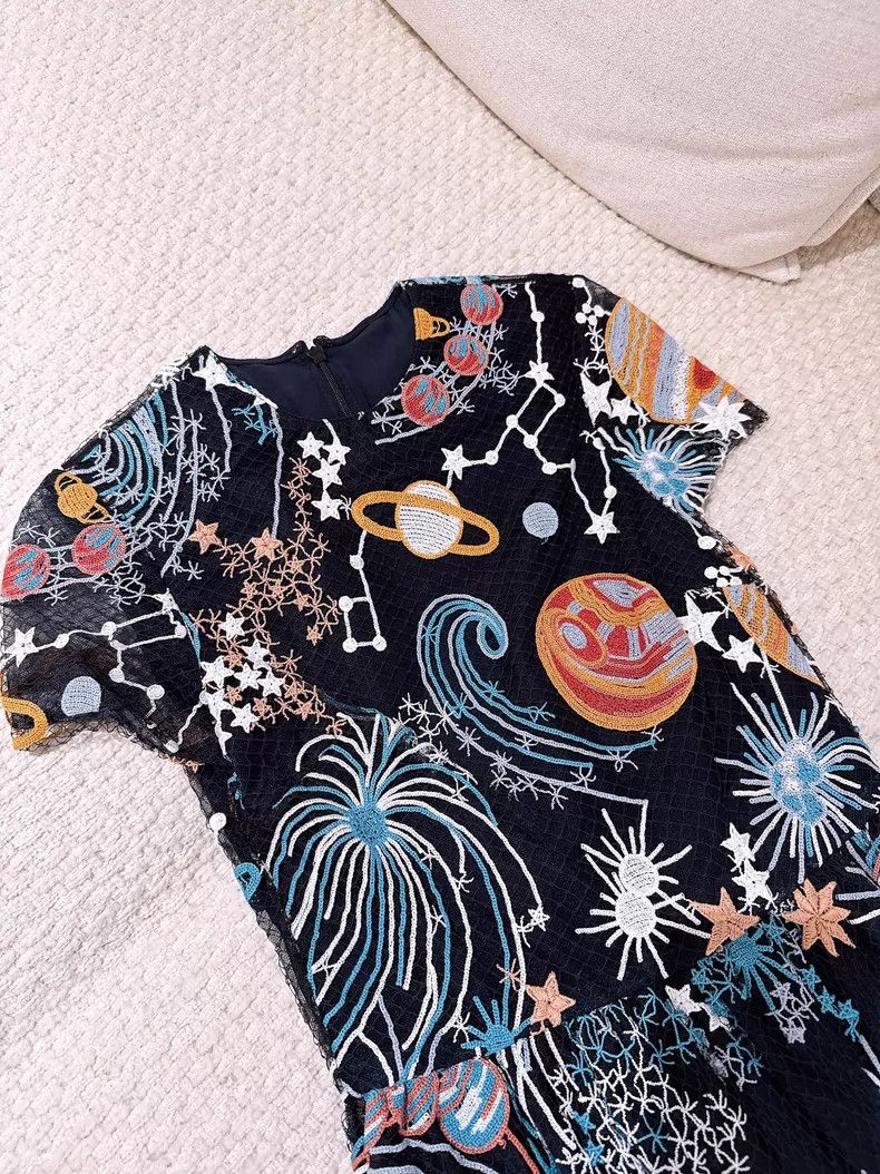 Valentino Valentino Starry sky dress Size S / US 4 / IT 40 - 2 Thumbnail