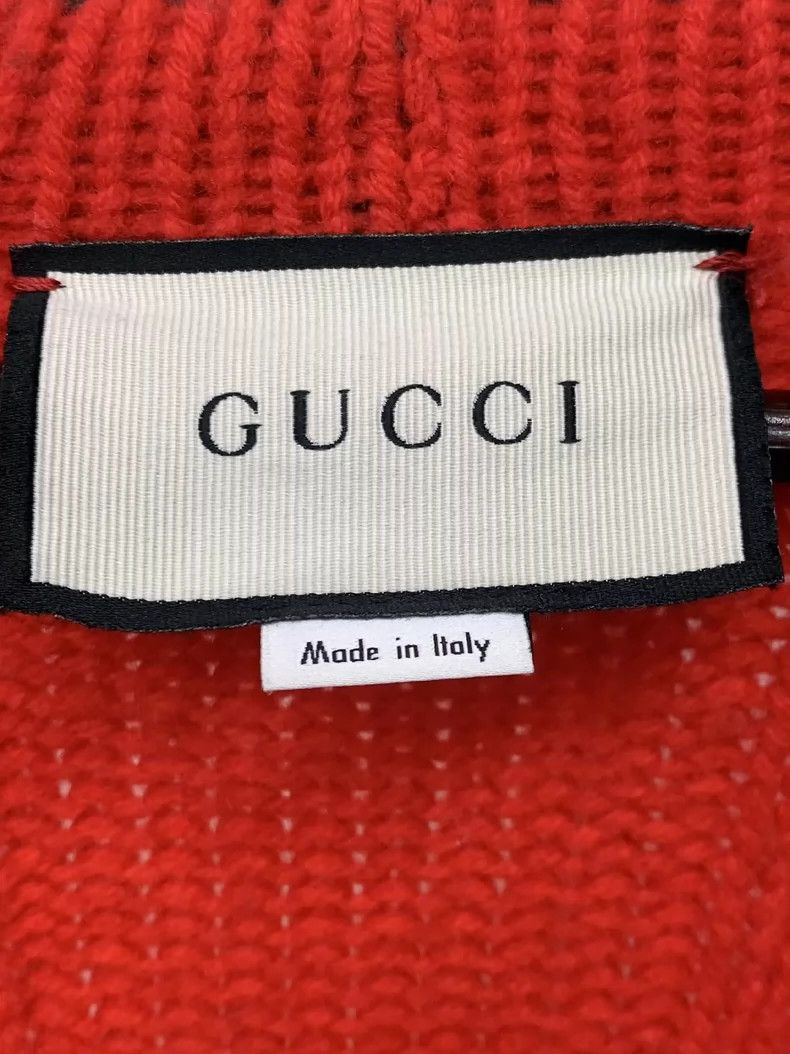 Gucci Gucci Red double G knitted cardigan sweater Size US M / EU 48-50 / 2 - 3 Thumbnail
