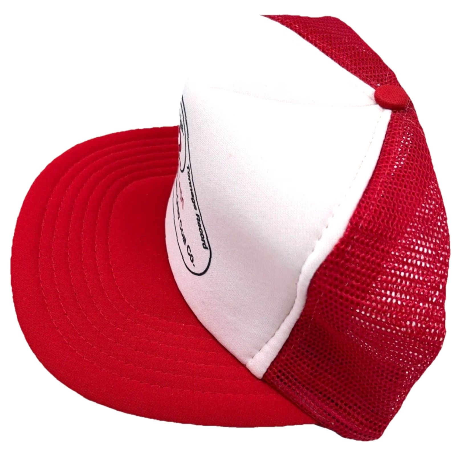 Coal VINTAGE Spex Trucker Hat Cap Snap Back Red 80s 90s Mining Miner Workwear Casual Mens Size ONE SIZE - 3 Thumbnail