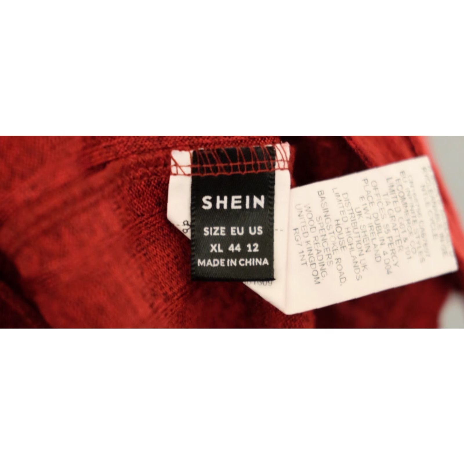 Shein EUC Shein Red Longsleeve Open Front Cardigan Sweater Soft Women's XL #H78-26 Size XL / US 12-14 / IT 48-50 - 4 Thumbnail