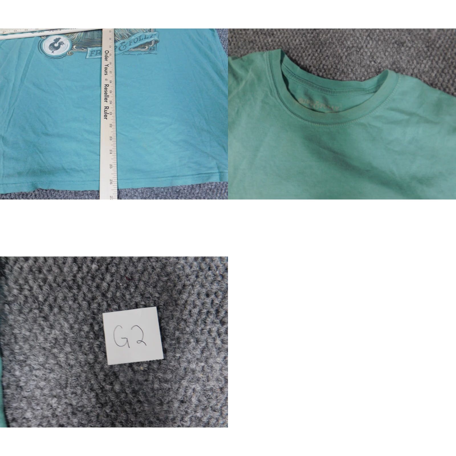 Vintage Fripp & Molly Mens Shirt XL Green graphic dog T-Shirt Crew Neck Short Sleeve Cotton Logo Vintage No Size US XL / EU 56 / 4 - 9 Thumbnail