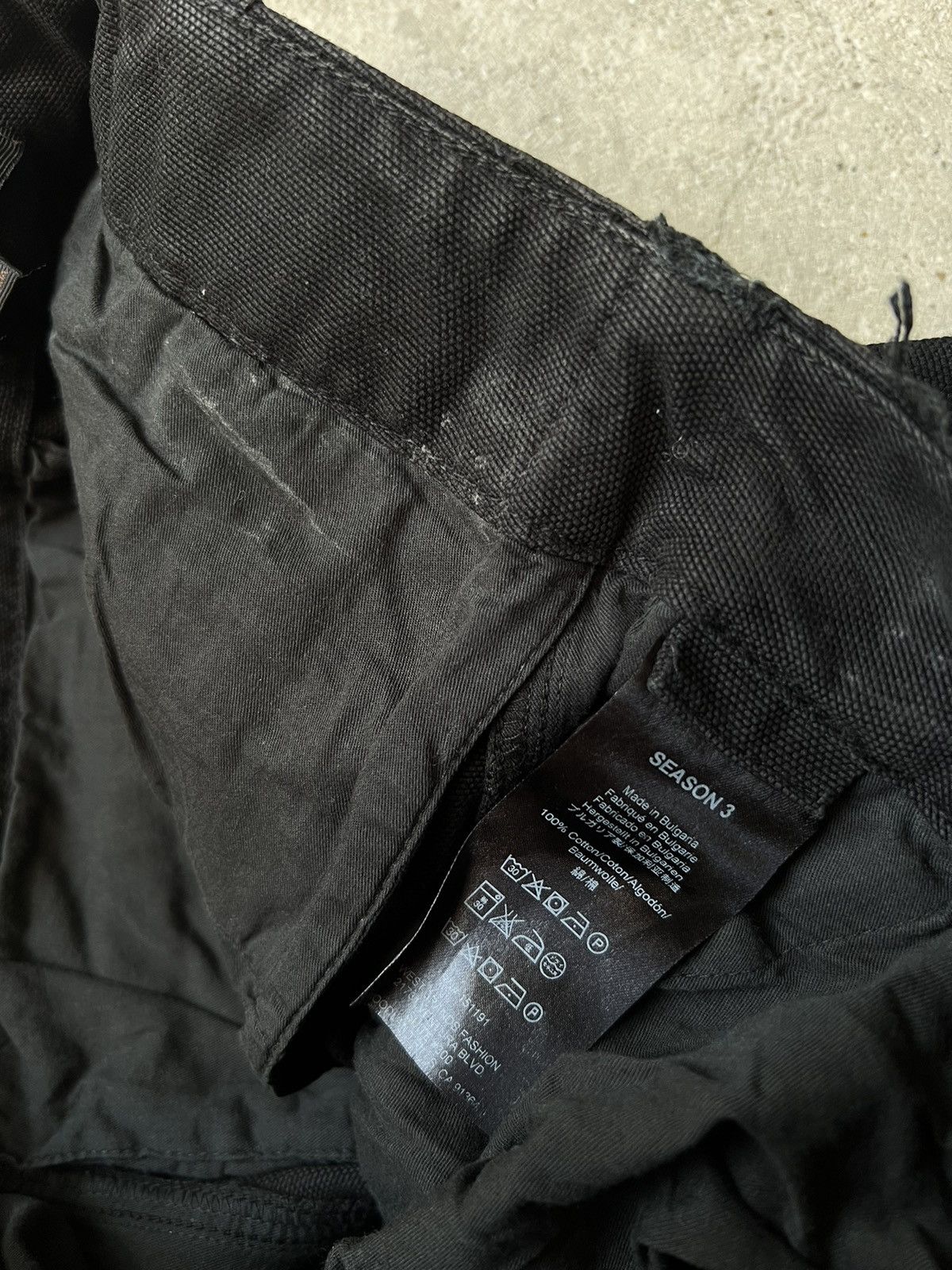 Kanye West × Vintage × Yeezy Yeezy Season 3 Velcro Strap Pants Size US 32 / EU 48 - 17 Thumbnail