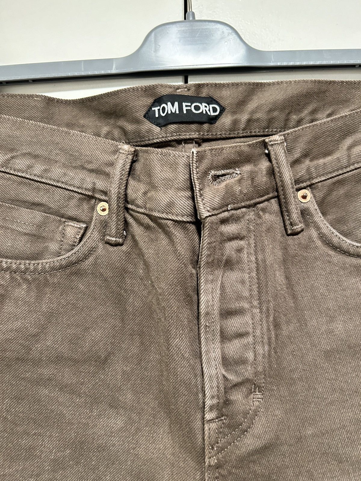 Tom Ford Tom Ford SLIM SELVAGE BULL DENIM JEANS size 32 TFD001 BRj02 Size US 32 / EU 48 - 11 Thumbnail
