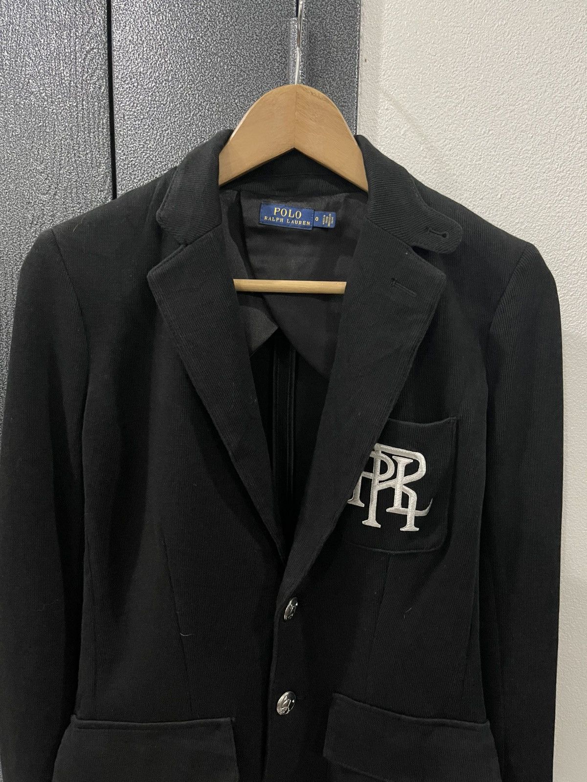 Polo Ralph Lauren Polo Ralph Lauren Embroidery Logo Black Blazer Size XS / US 0-2 / IT 36-38 - 4 Thumbnail