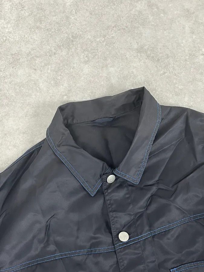 Marithe + Francois Girbaud SS1998 Marithé + François Girbaud Navy Nylon Cargo Pocket Jacket Size US L / EU 52-54 / 3 - 5 Thumbnail