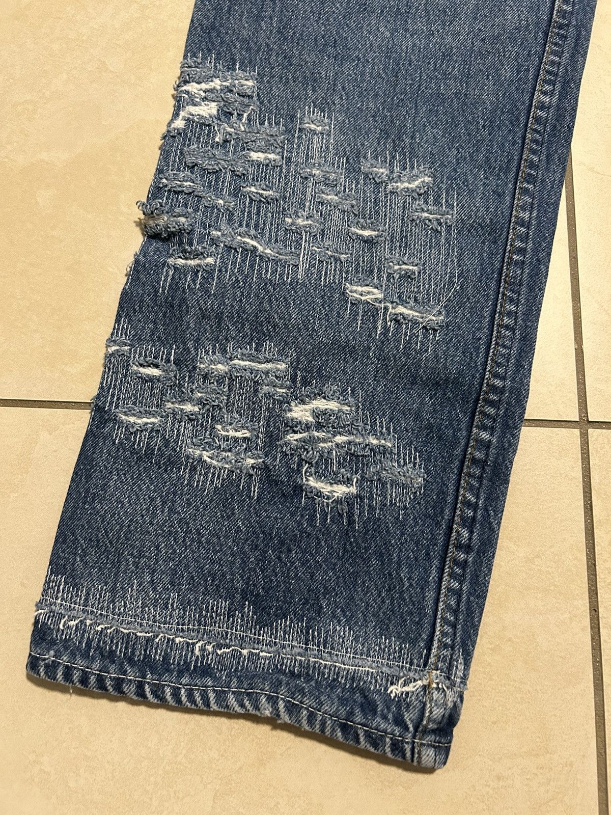 Levi's Vintage Reconstructed Levi's Denim Jeans Size US 32 / EU 48 - 6 Thumbnail