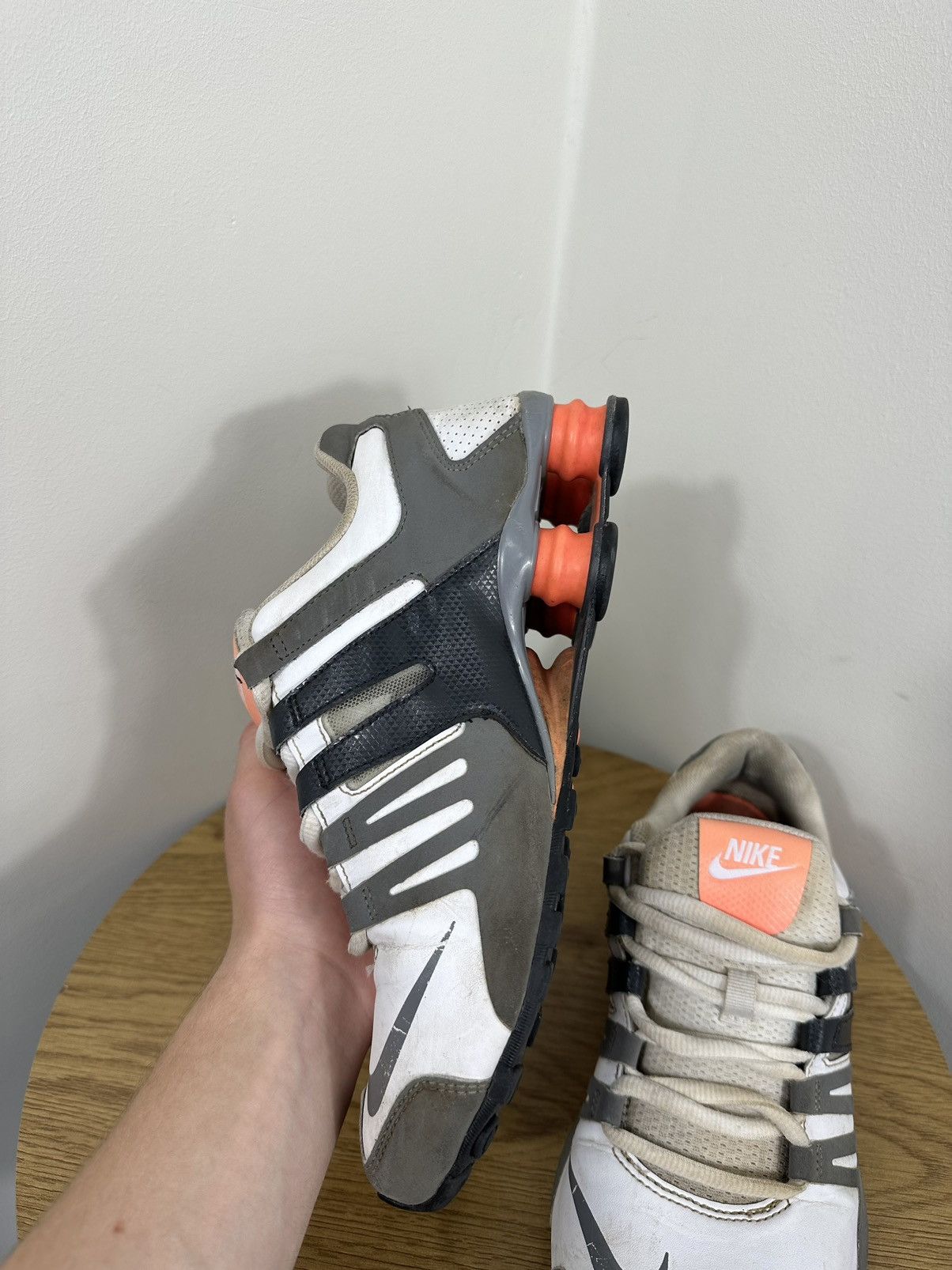 Nike Vintage Nike Shox Current Drill Swoosh Streetwear Sneakers Size US 8.5 / IT 38.5 - 7 Thumbnail
