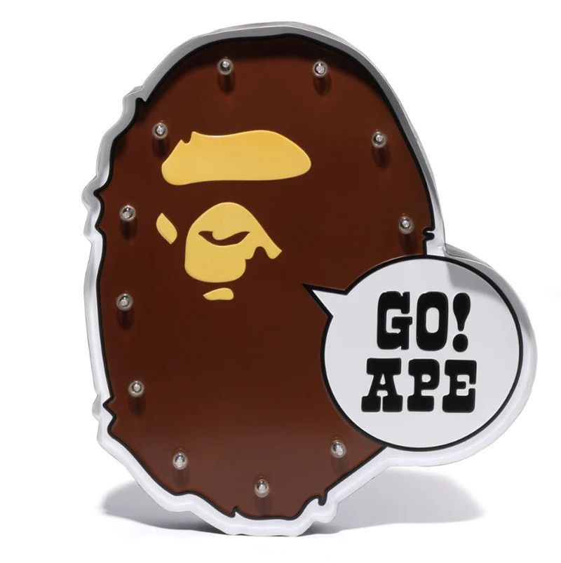 Bape Bape Ape Head Signboard Size ONE SIZE - 1 Thumbnail