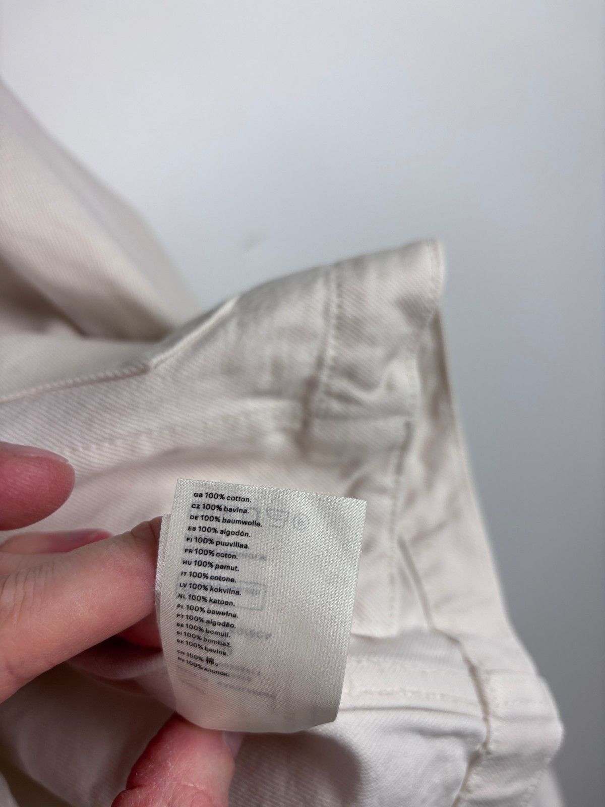 Arket Arket Denim Button Up Casual Jacket White Beige Size 34 Size XS / US 0-2 / IT 36-38 - 10 Thumbnail