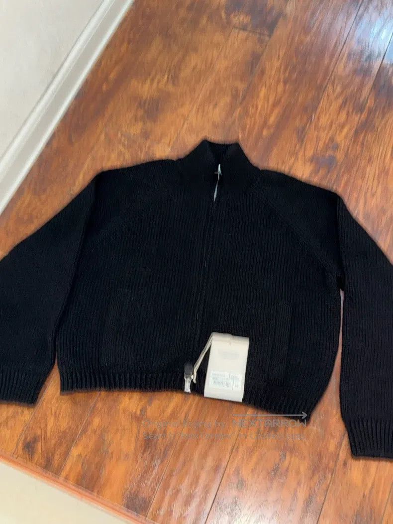 Our Legacy Our Legacy Black Two-Way Zip Knit Sweater Size US M / EU 48-50 / 2 - 3 Thumbnail