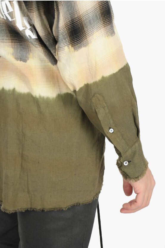 Palm Angels o1y0325 Logo Checked Shirt in Multicolor Size US M / EU 48-50 / 2 - 3 Thumbnail