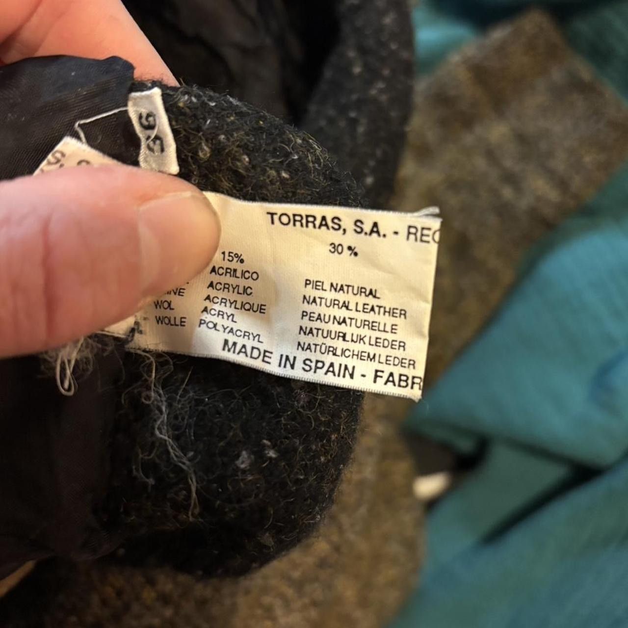 Torras RARE Vintage Torras Spain Leather & Wool Sweater Size US S / EU 44-46 / 1 - 4 Thumbnail