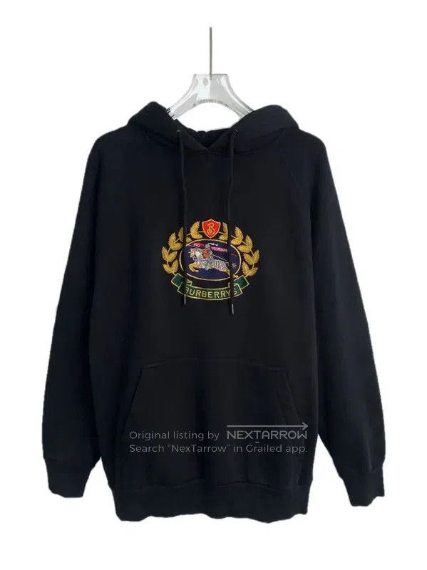 Burberry Burberry Black Cotton Men's Hoodie. Size US M / EU 48-50 / 2 - 1 Thumbnail