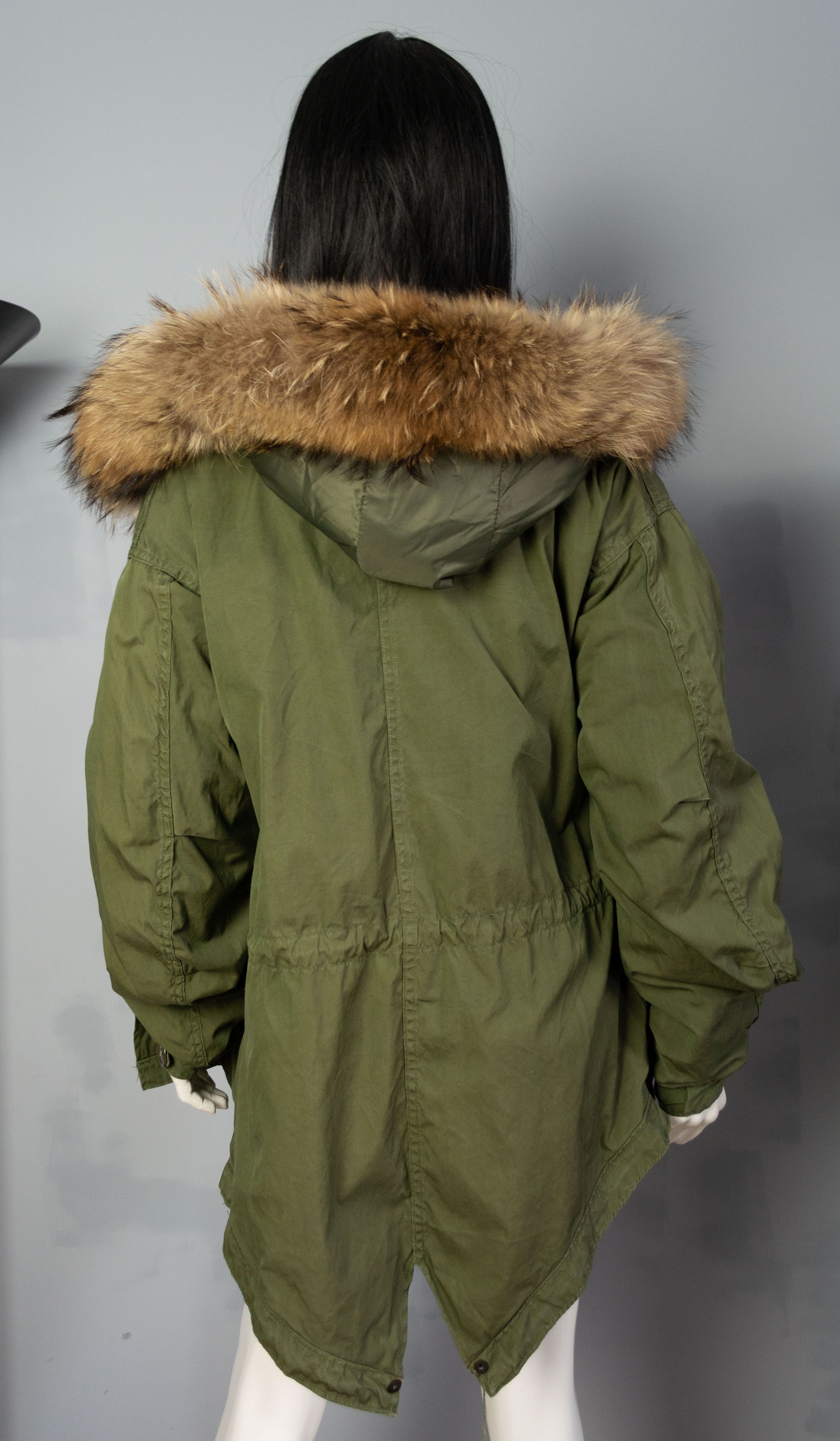 Vintage Barbed FOX M65 parka jacket green khaki winter Size L / US 10 / IT 46 - 4 Thumbnail