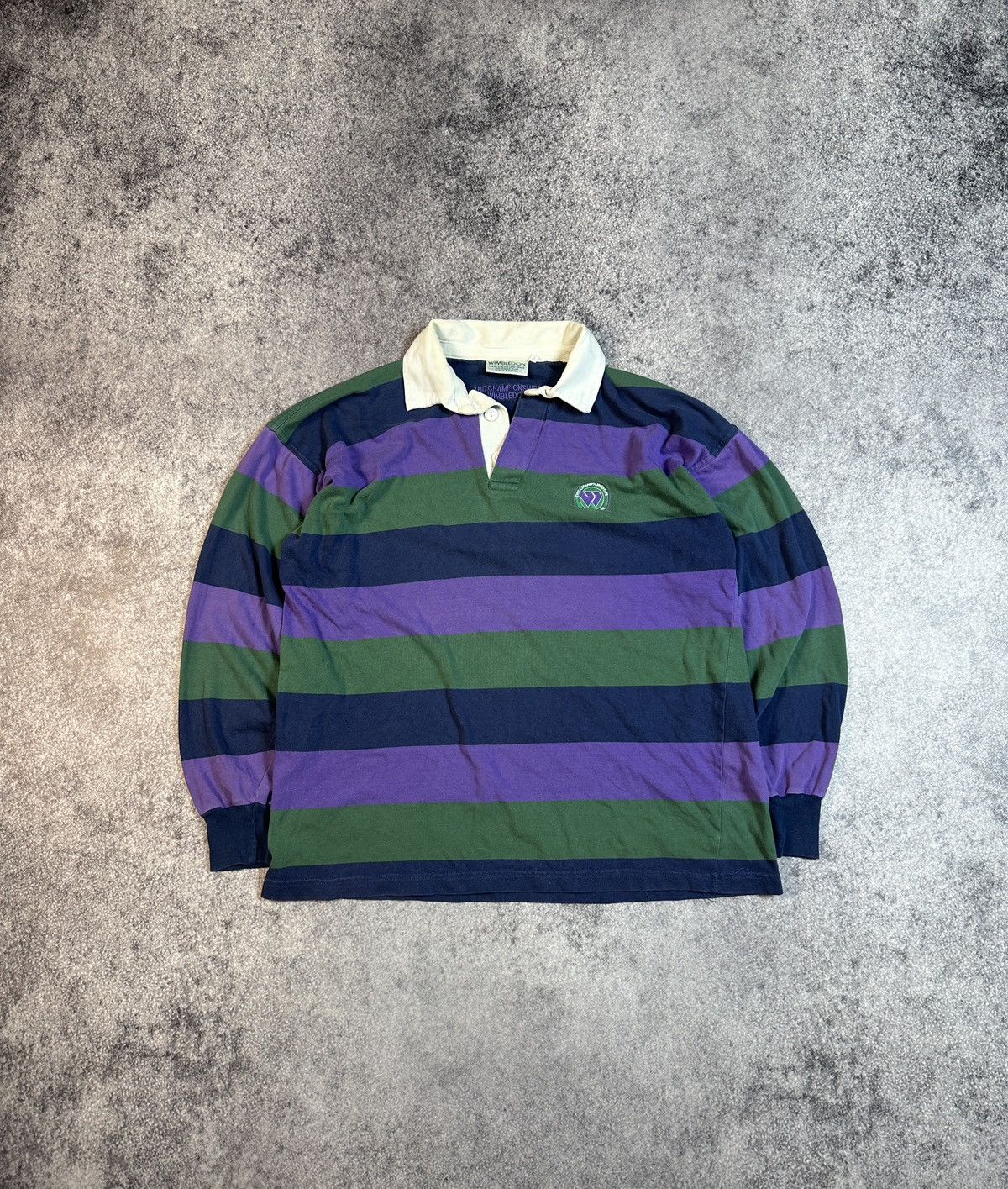 Vintage Vintage Wimbledon Rugby’s Polo Rare Streetwear Tennis M Size US M / EU 48-50 / 2 - 1 Thumbnail