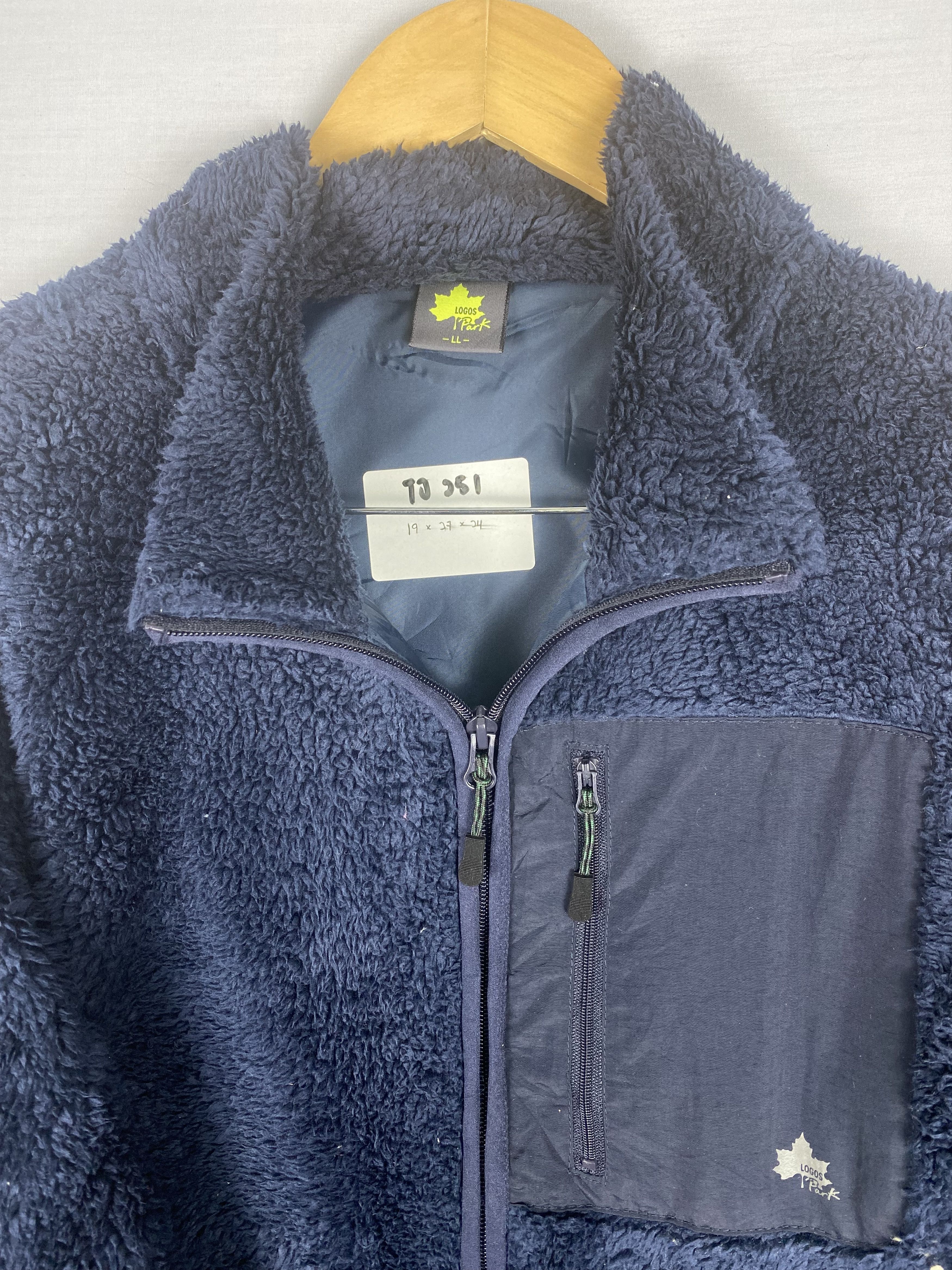 Japanese Brand Vintage Logos Park Zip Up Fleece Jacket Size US L / EU 52-54 / 3 - 7 Thumbnail