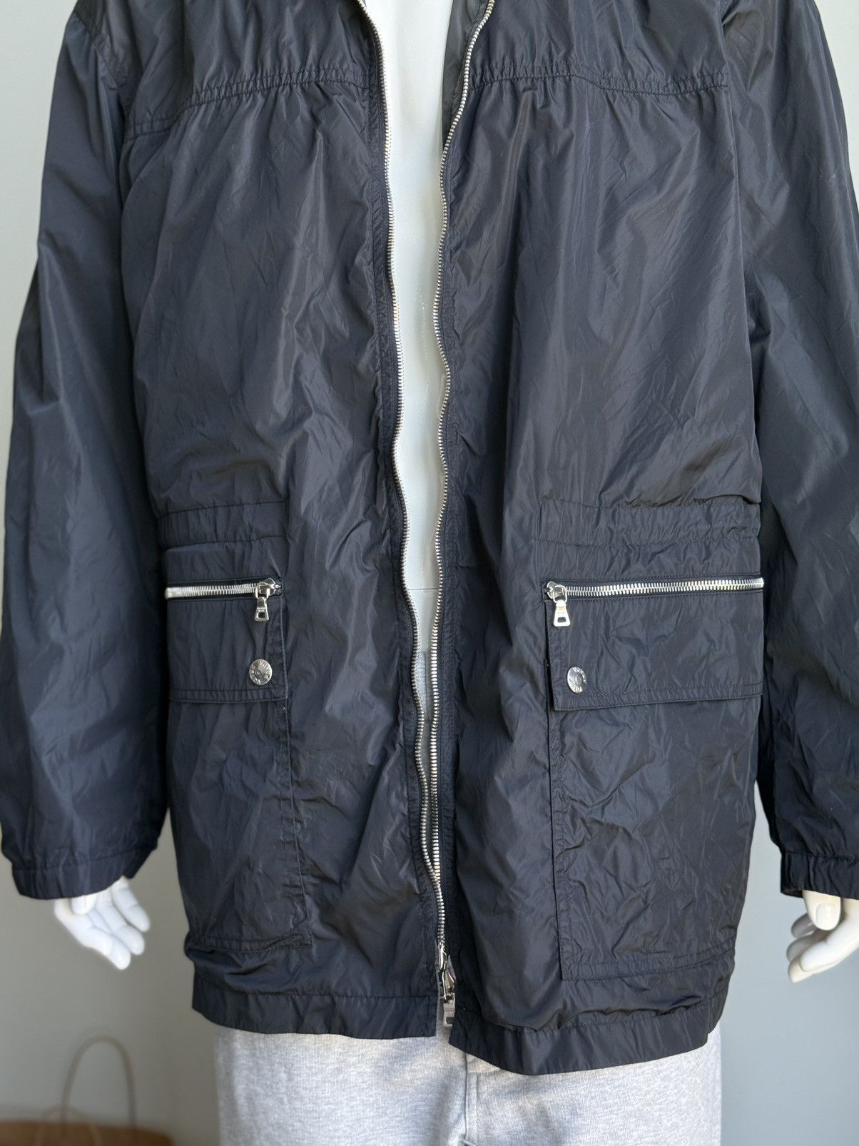 Prada Prada Reversible jacket Big Logo Nylon Size US XXL / EU 58 / 5 - 5 Thumbnail