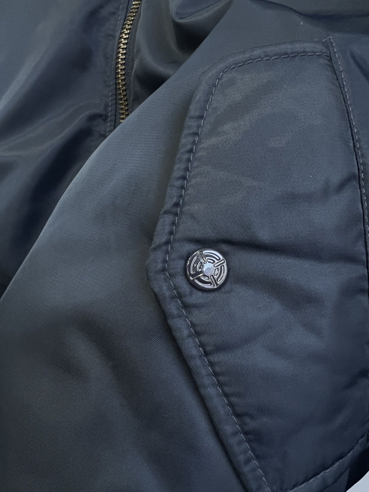 Alpha Industries MA-1 Bomber Jacket Navy Blue 90s Style