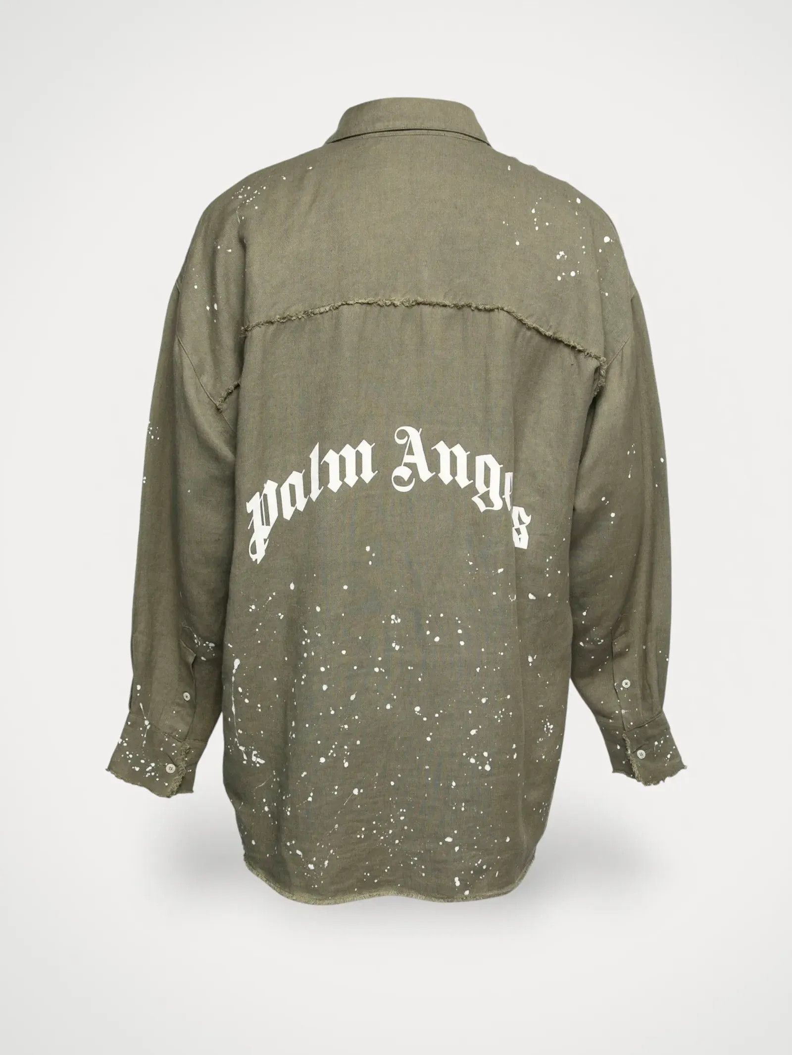 Palm Angels Palm angels Organic Loose shirt military Button Up Shirt Size US S / EU 44-46 / 1 - 1 Thumbnail