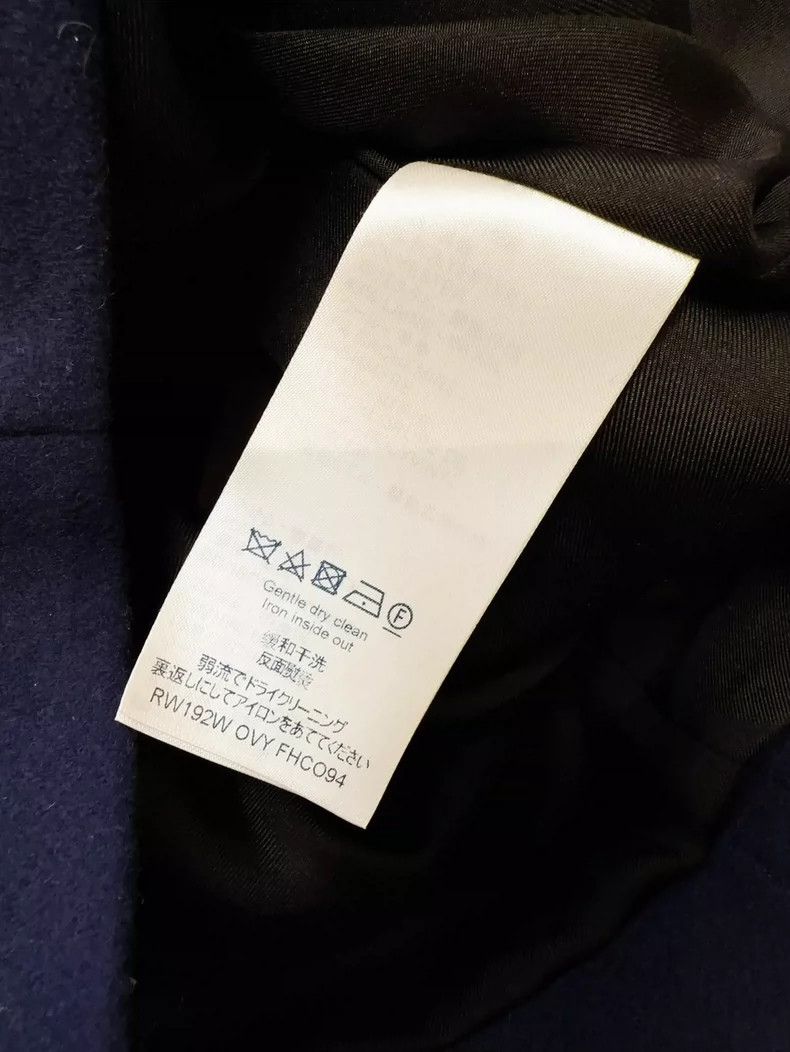 Louis Vuitton LOUIS VUITTON Navy Blue Double Breasted Lapel Long Sleeve C Size XXS / US 00 / IT 34 - 8 Thumbnail