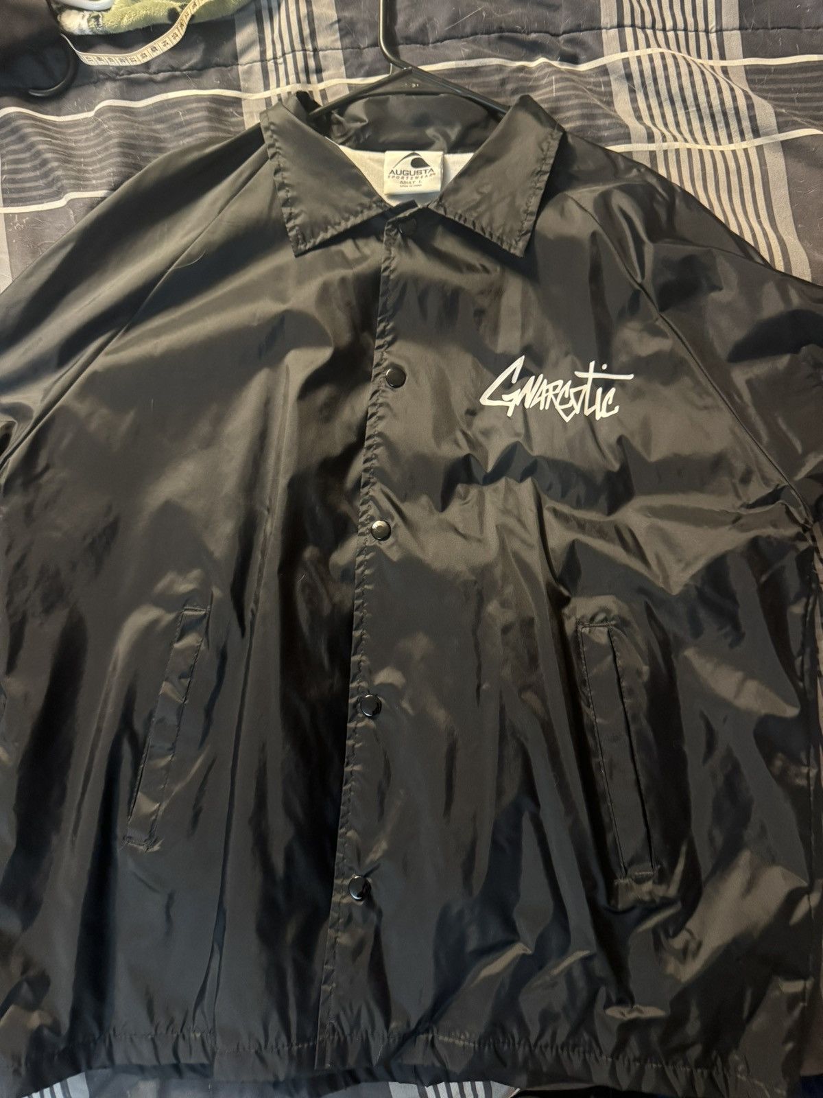 Gnarcotic Gnarcotic Black Coaches Jacket Windbreaker Size US L / EU 52-54 / 3 - 2 Thumbnail