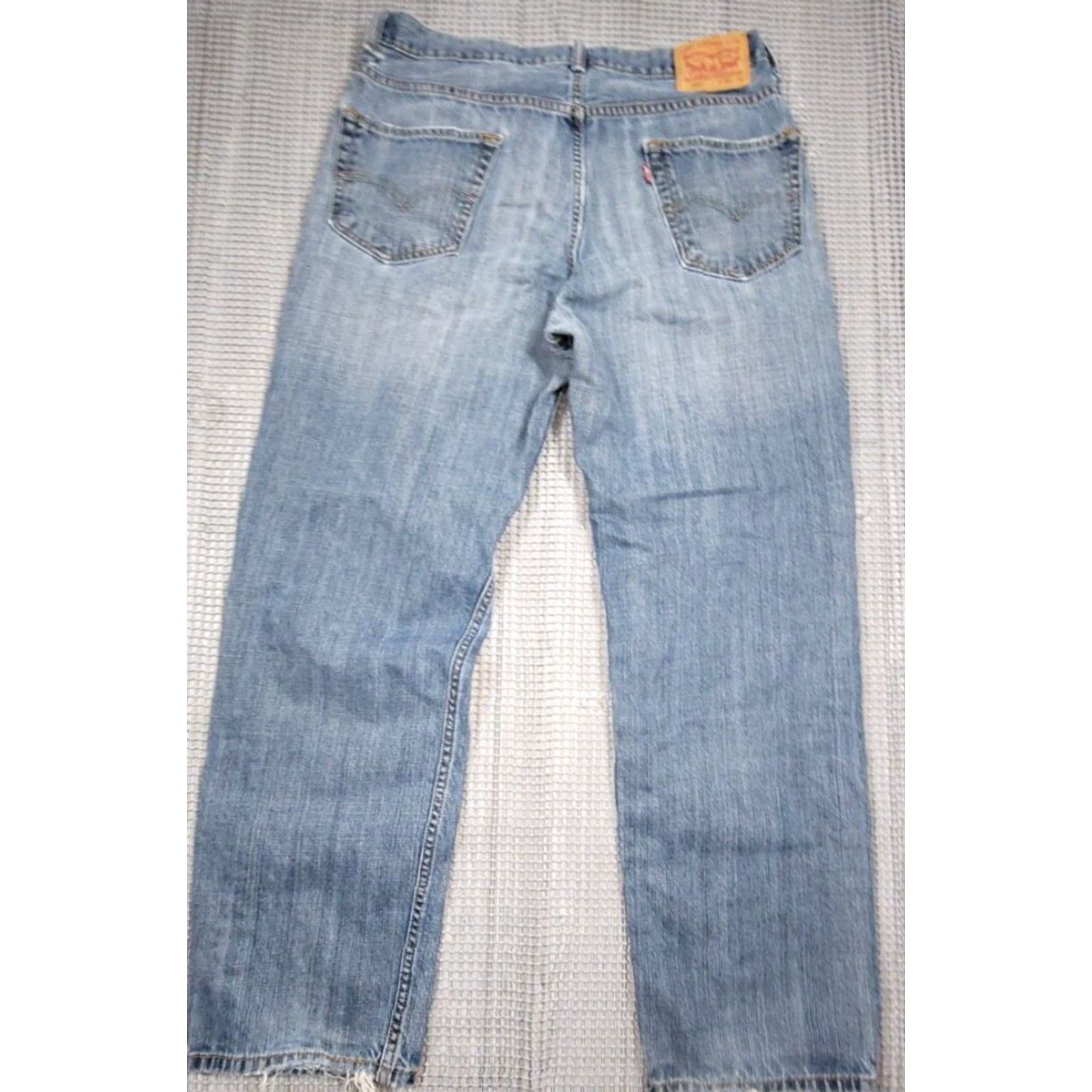 Levi's Levi's 550 Jeans 36X32 Relaxed Tapered Denim Blue 90s Grunge USA Vintage Mens Jeans Size US 36 / EU 52 - 4 Thumbnail