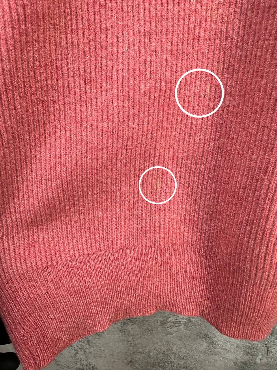 Cruciani Cruciani Cashmere Polo Sweater Ribbed 100% Cashmere Pink Size US L / EU 52-54 / 3 - 15 Thumbnail