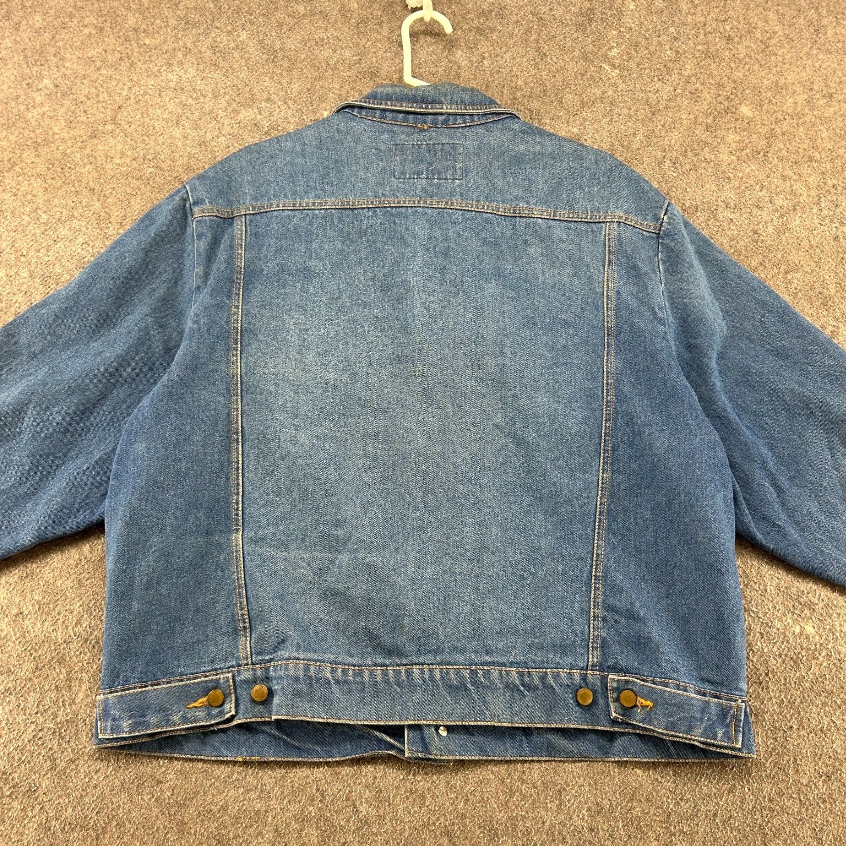 Vintage VINTAGE Eagles Ridge Jacket Mens XL Blue Denim Trucker Cotton Medium Wash 90s Size US XL / EU 56 / 4 - 5 Thumbnail