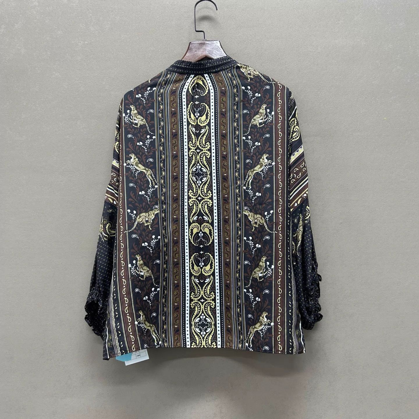 Hermes Hermes Women's 25 Painterly Silk Shirt 36 99 New Size XS / US 0-2 / IT 36-38 - 2 Thumbnail