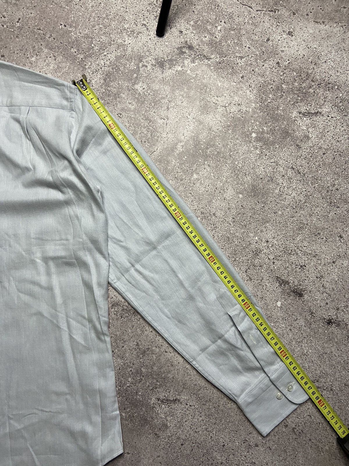 Loro Piana Loro Piana Cotton Buttons Up Long Sleeve Shirt Size US XXL / EU 58 / 5 - 10 Thumbnail
