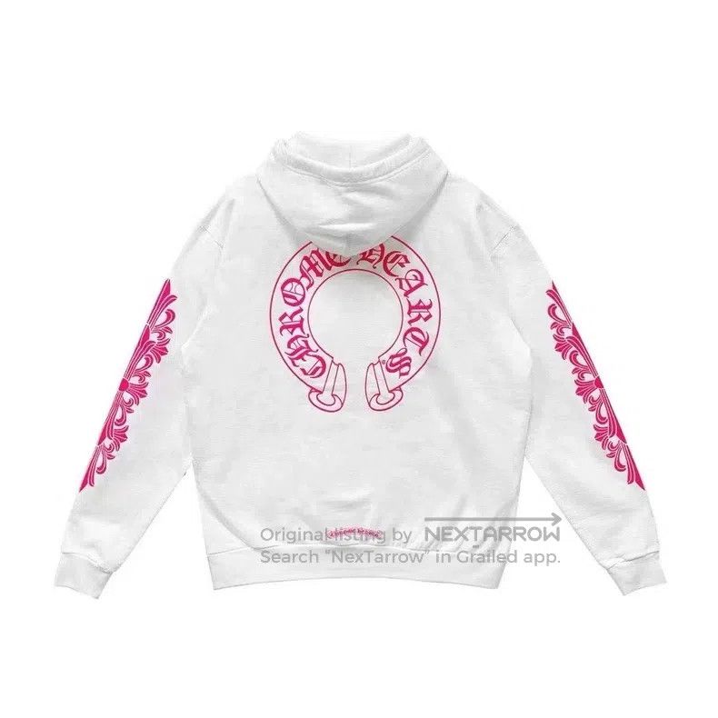 Chrome Hearts CHROME HEARTS Size M White horseshoe hoodie Size US M / EU 48-50 / 2 - 2 Thumbnail
