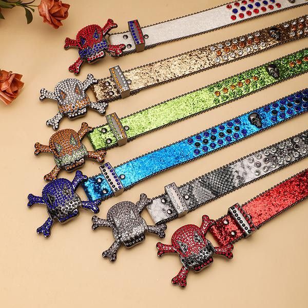 Designer Crazy Vintage Belt Riveted Belts Menswear Accessories Size ONE SIZE - 2 Thumbnail