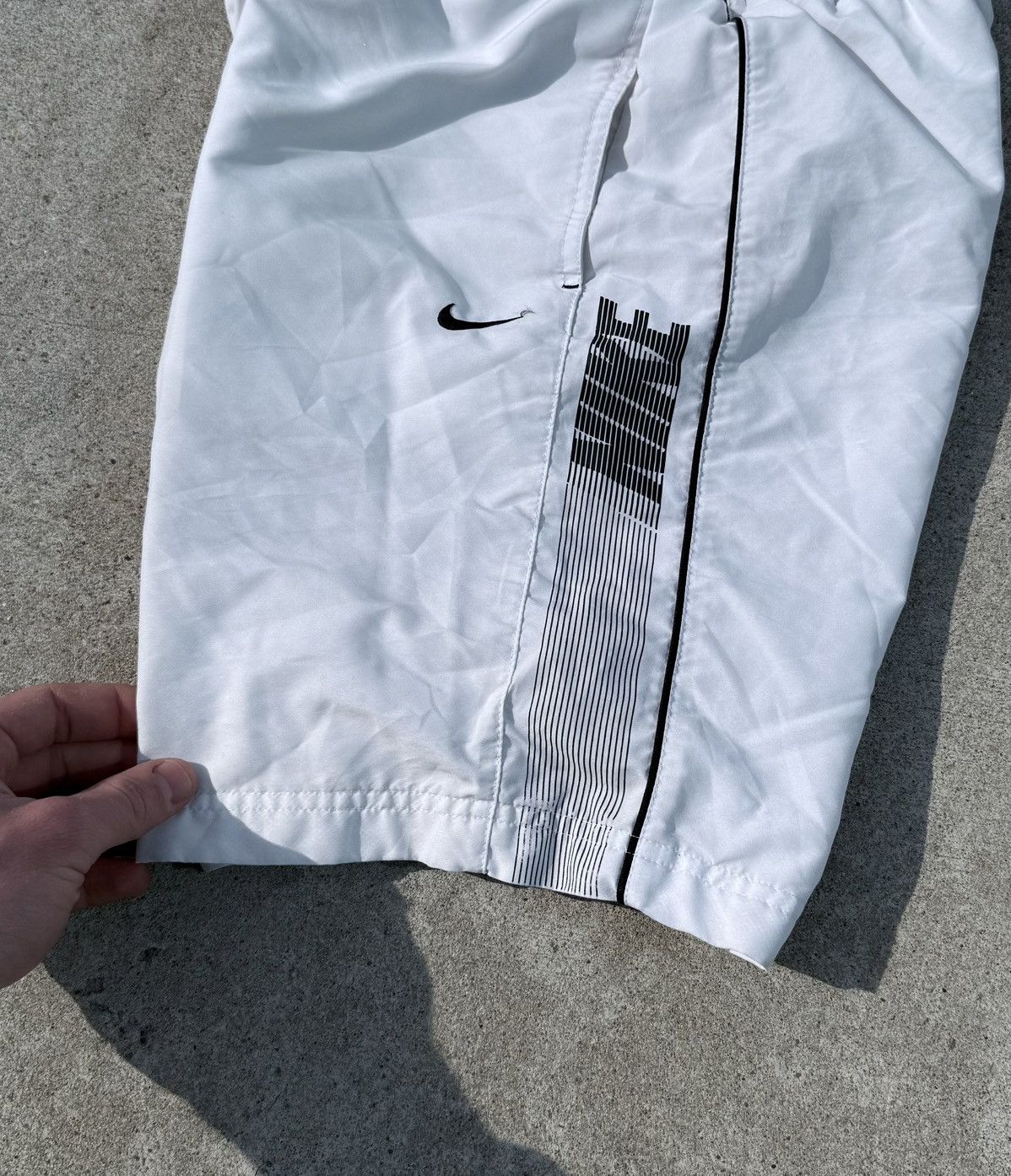 Other Vintage Nike y2k streetwear track shorts Size US 31 - 13 Thumbnail