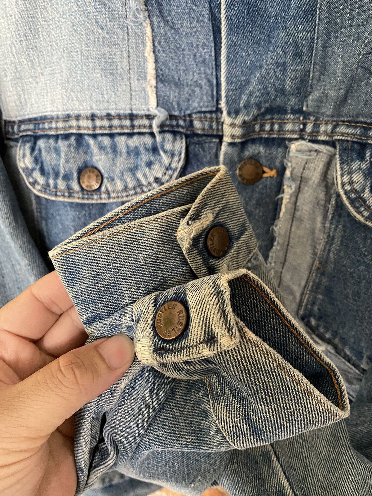 Nepenthes 1990s Rebuild by Remake Denim in US patchwork Size US S / EU 44-46 / 1 - 15 Thumbnail