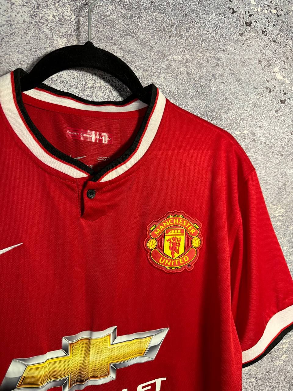 Nike DI MARIA Manchester United 2014/15 Nike Soccer Jersey Size US L / EU 52-54 / 3 - 8 Thumbnail