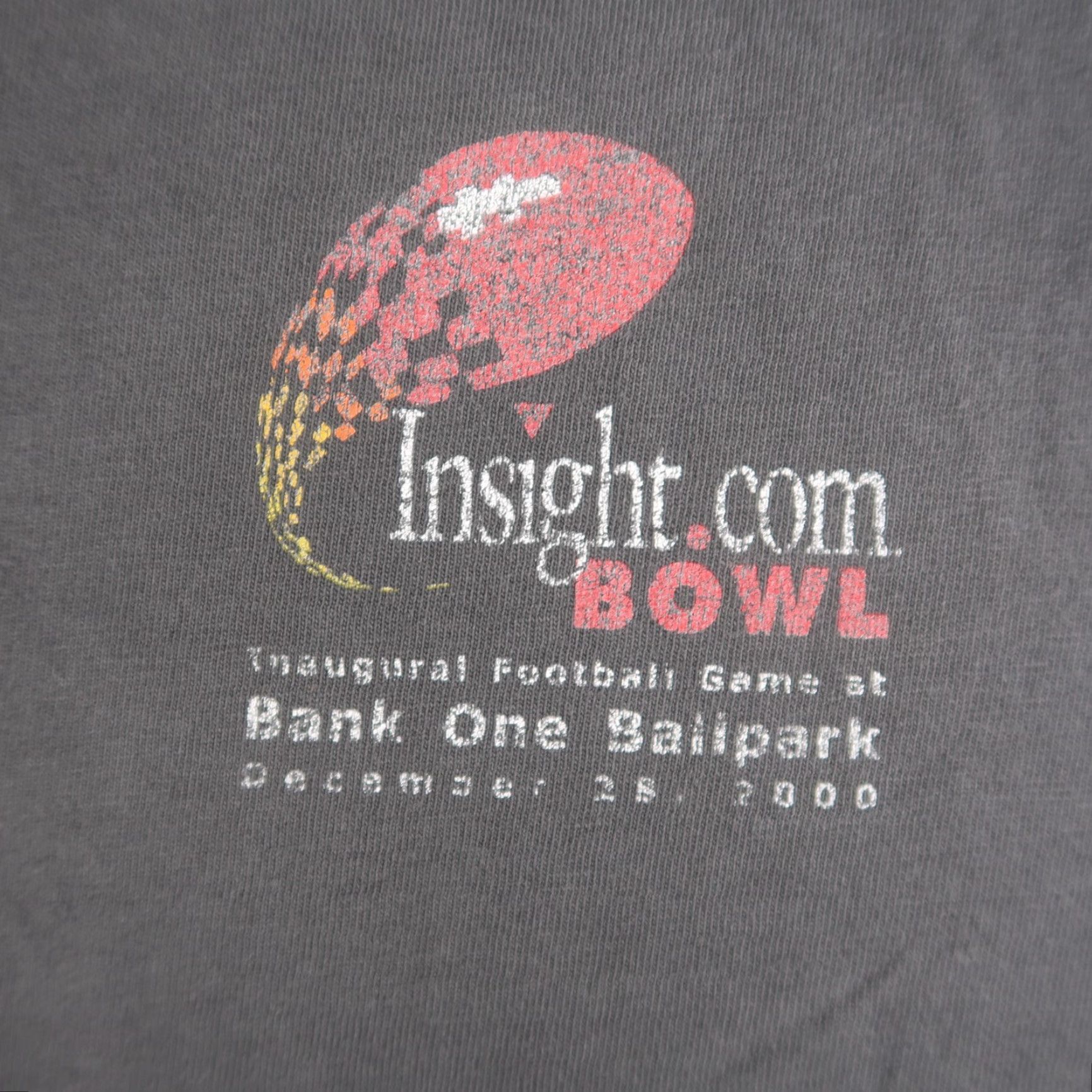 Hanes VINTAGE Hanes T-Shirt XL Black Football Y2K College Graphic Print Crew Neck Short Sleeve Mens XL (Adult) Size US XL / EU 56 / 4 - 4 Thumbnail