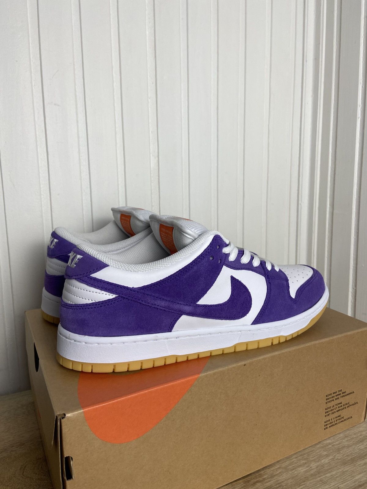 Nike New Nike SB Dunk Low Pro Orange Label Purple size 11US Size US 11 / EU 44 - 5 Thumbnail
