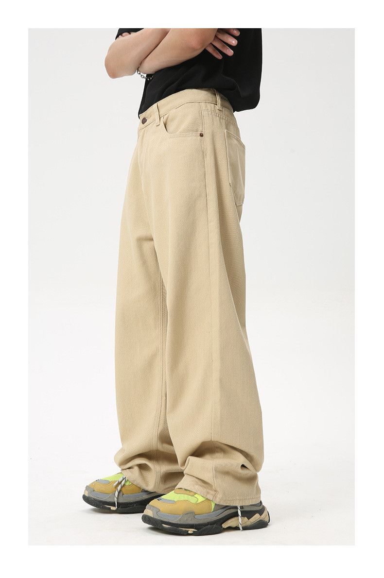 Japanese Brand × Jean Vintage Khaki Casual Wide Leg Jeans Size US 32 / EU 48 - 6 Thumbnail
