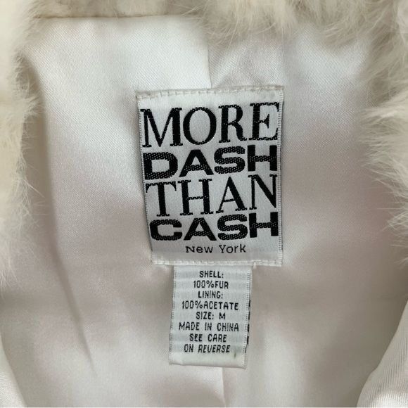 Vintage VTG More Dash Than Cash Fur Vest Size M / US 6-8 / IT 42-44 - 5 Thumbnail